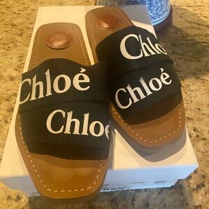 Chloe Black Slides